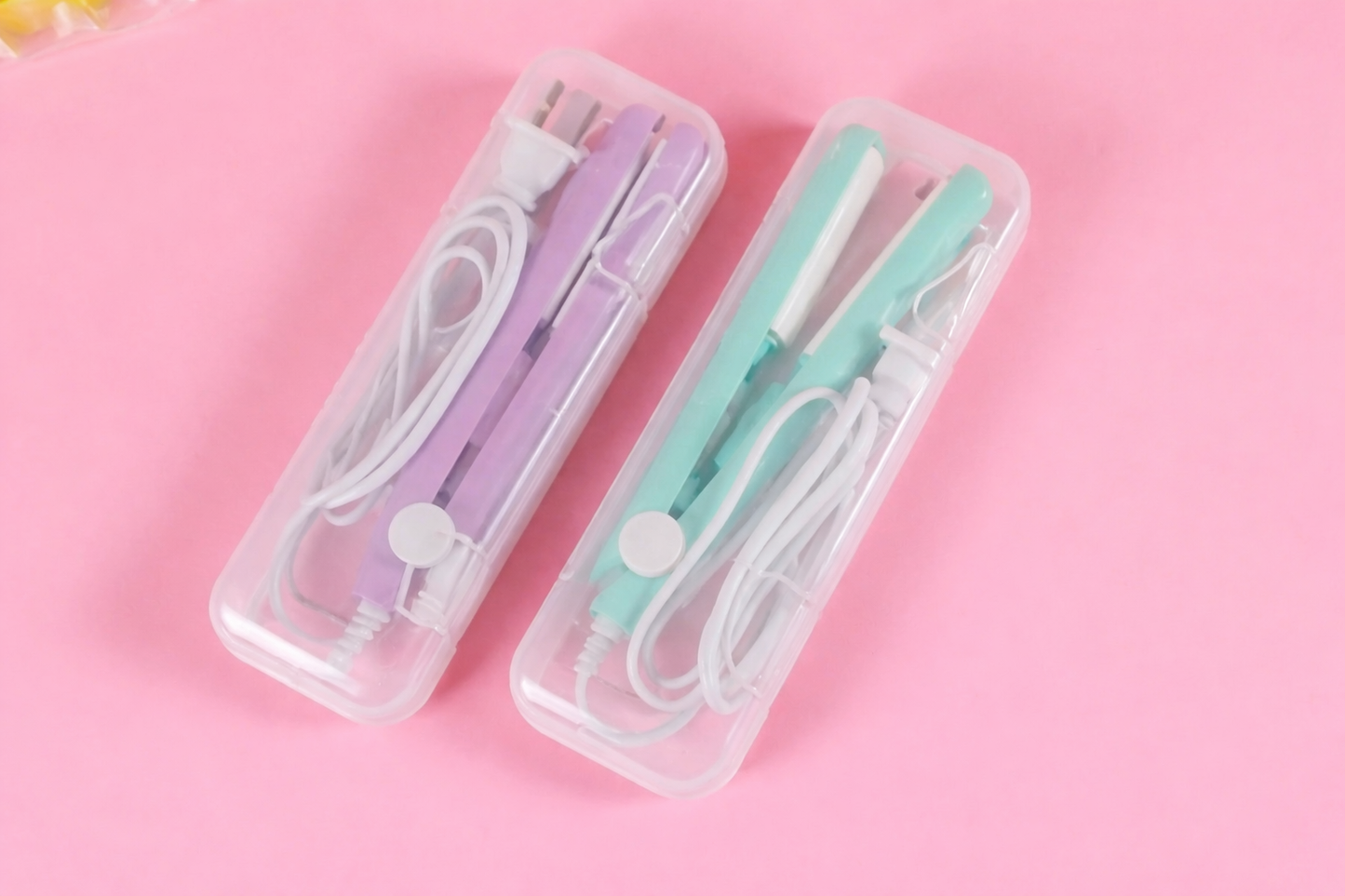 Mini Plancha para Cabello Viajera X2 Unidades
